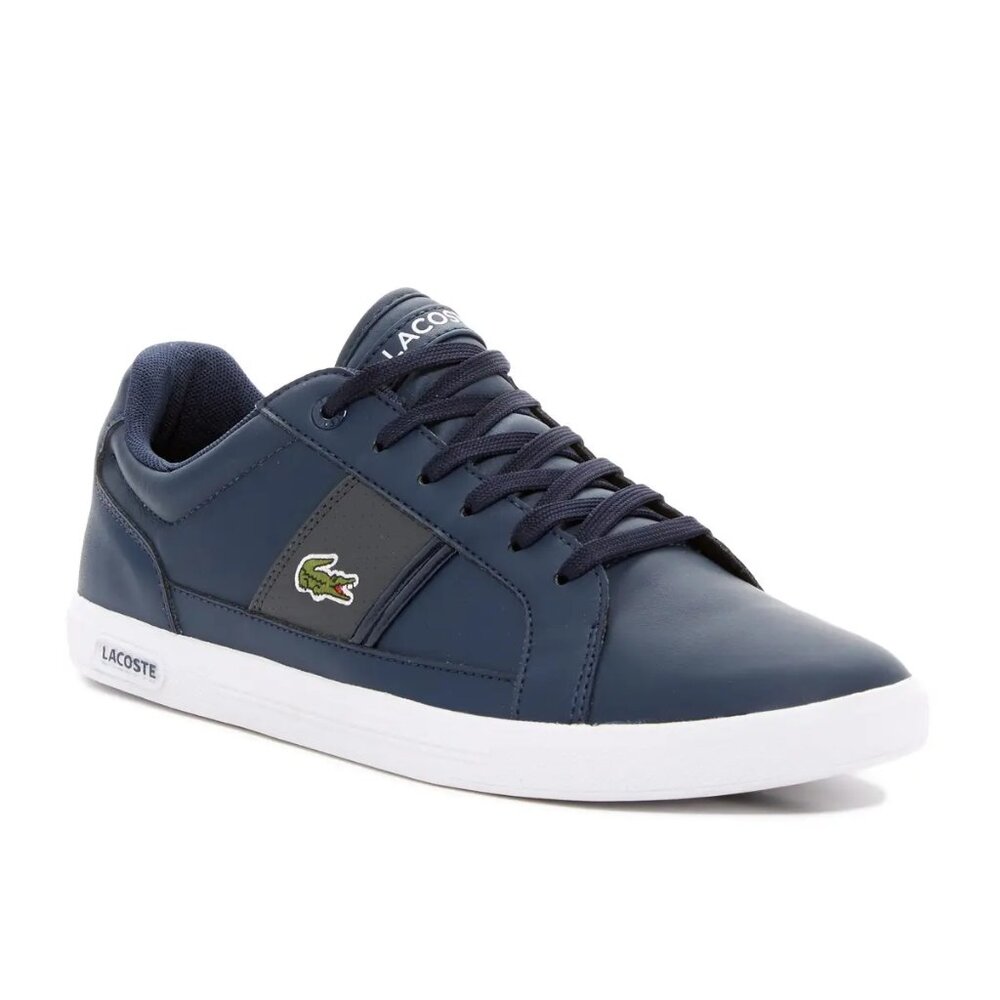 LACOSTE Izod EUROPA NAVY BLUE LEATHER SIZE 8